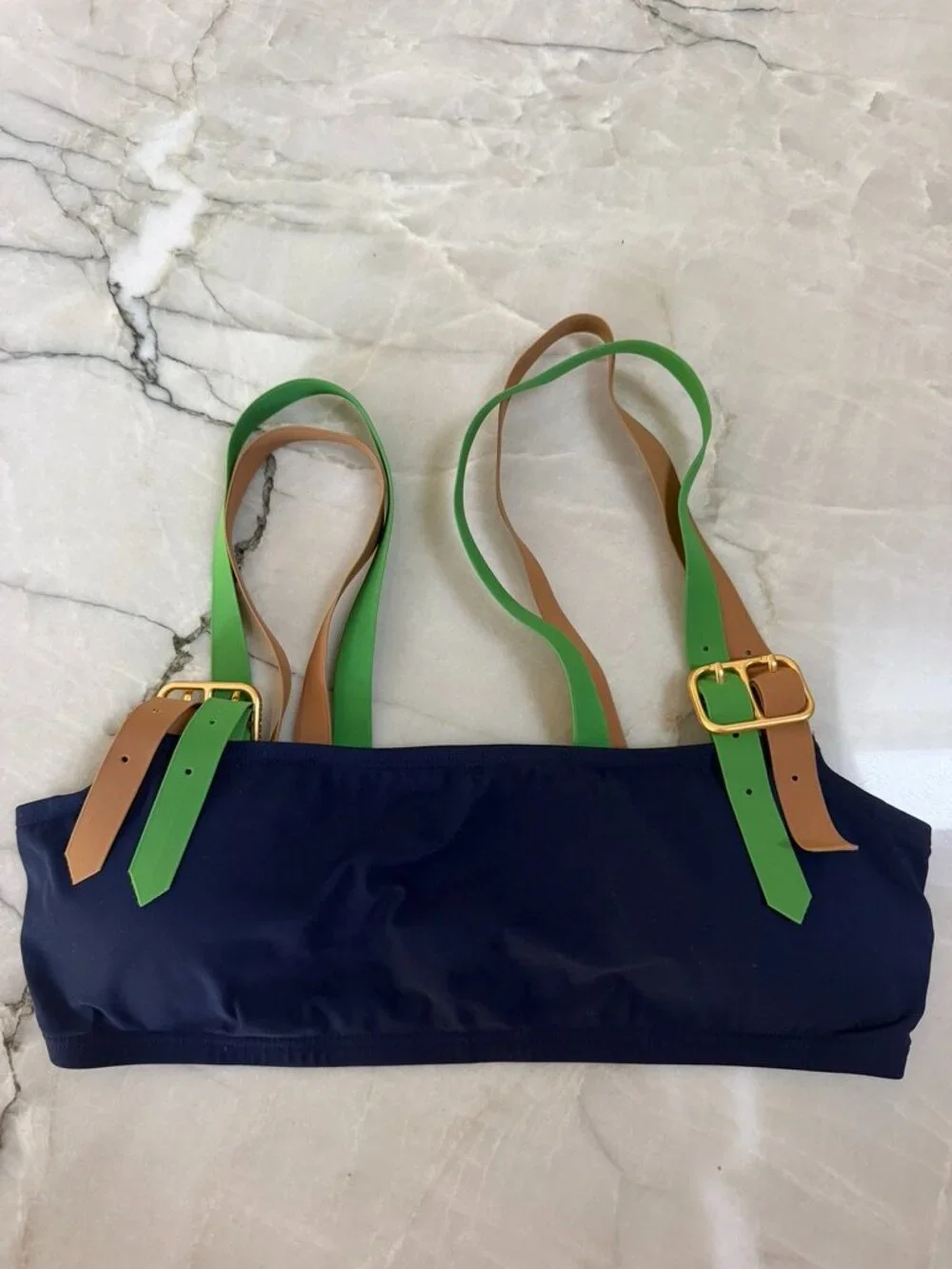 Tory Burch Buckle Bikini Top